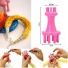 Knitting Spool Loom Set, Weaving Tool Hook Crochet Flower Arranger Knitting Rope Hook for Craft, Knitting, Yarn, DIY - Image 2