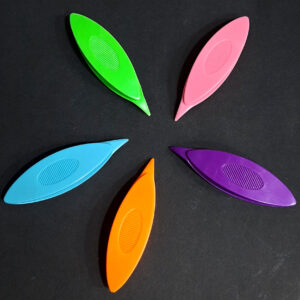 Multicolor Plastic Tatting Shuttle for Hand Lace Craft Tool 6.5cm (Pack of 5 Pcs)