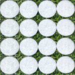 Self Adhesive Dots Sticker Round Circle Coin Fasteners Velcro (Pack of 5 Sheets x 63 Pairs) (White, 1 cm)