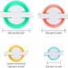 Knitting Loom Tool Pom Pom Maker Fluff Ball Weave DIY Wool Yarn Knitting Craft Project for Kids and Adult (Set 4 Sizes) - Image 2
