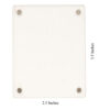Acrylic Magnetic Personalized Photo Frame | Mini Picture Frame Fridge Magnet | Gift for Loved Ones - (2.5 x 3.5 Inch) (Pack of 1pc) - Image 3