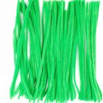Craft Pipe Cleaner 12" for Hobby Crafts, Scrapbooking, DIY Accessory (Pack of 100 Pcs) (Parrot Green)