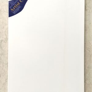 Keep Smiling Rectangle Canvas Board | 100% Cotton | 15 mm Thick | White | Medium Grain, Oil Painting, Strudy, Zero Percolation, Acrylic, Ideal for Students, Professionals (Pack of 1pc)