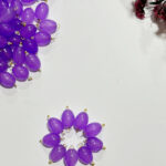 Oval Shape Glass Hanging Beads 11x8mm For Jewelry Making, Necklace, Earring, Bracelet, Embroidery, Dress And Diy Kit (Pack Of 100 Pcs) (Lavender)