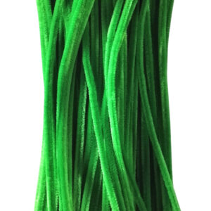 Craft Pipe Cleaner 12" for Hobby Crafts, Scrapbooking, DIY Accessory (Pack of 100 Pcs) (Leaf Green)