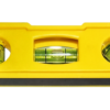 Torpedo Magnetic Level Bubble Measuring Tool, 3 Bubble Leveller (6 inch) (Pack of 1)