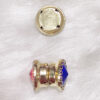 Multicolor Round Shape Glass Crystal Clip Stones with Gold Base for Embroidery Work, Jewelry Making, Necklace, DIY Art & Craft - Image 2