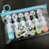 Panda Shape Highlighters Marker Popsticks/Sketch Markers Chisel Tip Fine Grip Marker Pen Set Ideal For Highlighter/Text Marking/Craft Pastel Highlighter Markers Set, 6 Colors (Pack of 6) - Image 2
