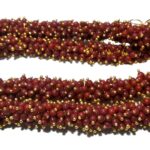 Pearl Loreals 3mm for Jewellery Making, Earring, Necklace, Bracelet (Pack of 80 Gms) (Maroon)