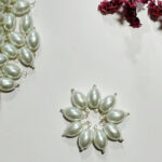 Oval Shape Glass Hanging Beads 11x8mm For Jewelry Making, Necklace, Earring, Bracelet, Embroidery, Dress And Diy Kit (Pack Of 100 Pcs) (Pearl White)