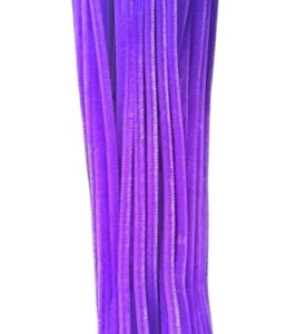 Craft Pipe Cleaner 12" for Hobby Crafts, Scrapbooking, DIY Accessory (Pack of 100 Pcs) (Purple)