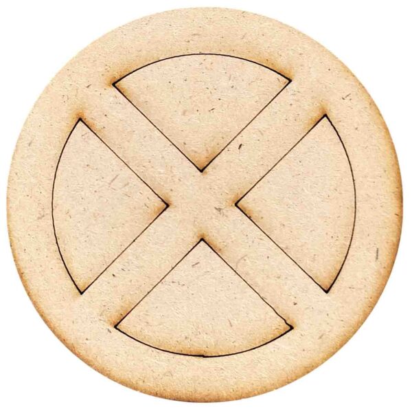 Professor X Logo MDF Cutouts for Art & Craft Projects, Fridge Magnet, Painting, Decoration (Pack of 5 pcs)
