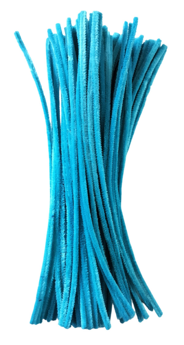 Craft Pipe Cleaner 12" for Hobby Crafts, Scrapbooking, DIY Accessory (Pack of 100 Pcs) (Sky Blue)
