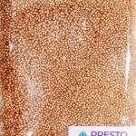 Sugar Beads/Seed Beads Unique Gold (1.9mm) for Embroidery, Bangle, Aari Work, Maggam Work (Pack of 150 GMS.) (Classic)
