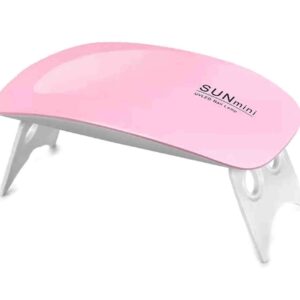 Sun Mini USB UV Led Lamp for Nails, Sun Dryer Gel Nail Polish Art Curing LED Lamp 6W Portable Manicure Tool (Pack of 1pc)