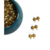Round Shape Glass Hanging Beads 6mm for Jewelry Making, Embroidery, Necklace, Earring, Bracelet, Dresses (Pack of 100 pcs) (Trans LCT)