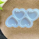 4in1 Heart Keychain Pendent Mould (5.5 Inch x 3 Inch) (Pack of 1pc)