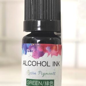 Alcohol Ink Resin Pigment for Resin Art and Craft (10ml/0.35 fl oz) (Pack of 1 Bottle) (Green)
