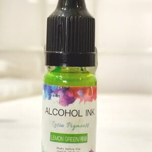 Alcohol Ink Resin Pigment for Resin Art and Craft (10ml/0.35 fl oz) (Pack of 1 Bottle) (Lemon Green)