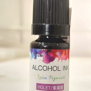 Alcohol Ink Resin Pigment for Resin Art and Craft (10ml/0.35 fl oz) (Pack of 1 Bottle) (Violet)