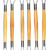 Sculpting Pottery Tools Steel Modeling Dual Headed for Clay Fondant Cake Ceramic Dough Carving Art and Craft