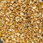 Glass Granules for Resin Art, Nail Art, Body Art, Jewellery, DIY Art & Craft, Decoration Projects (Pack of 25gms) (Dark Gold)