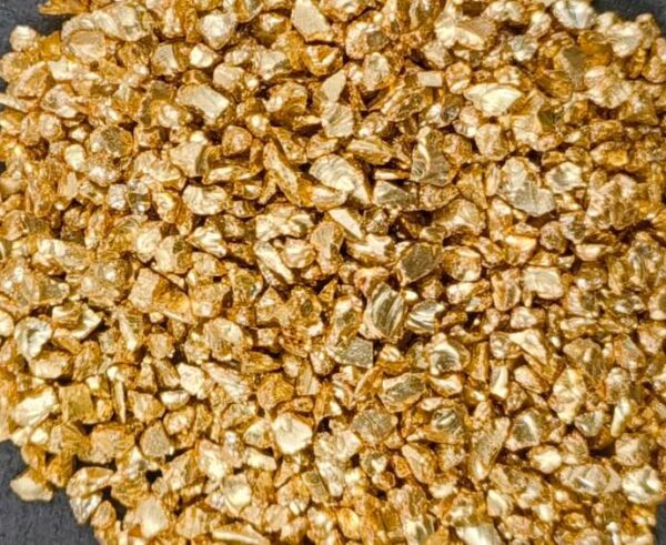 Glass Granules for Resin Art, Nail Art, Body Art, Jewellery, DIY Art & Craft, Decoration Projects (Pack of 25gms) (Dark Gold)