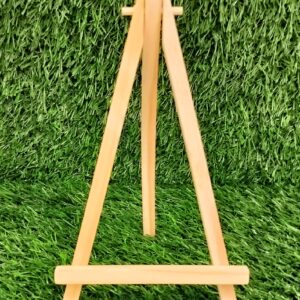 Mini Wood Display Easel Stand Natural Craft Table Stand (Pack of 1 Pcs)