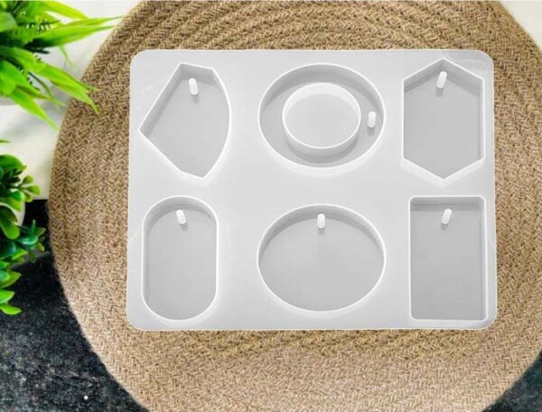 Jewellery Making Molds with Hanging Hole for Sweater Chain Necklace Pendant Jewelry Accessories (17.5cm x 16cm) (Pack of 1pc)