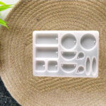 Jewellery Pendent 12 Cavity Necklace Mould (12 Cavity) (Pack of 1pc)