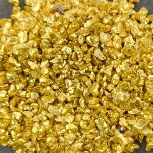 Glass Granules for Resin Art, Nail Art, Body Art, Jewellery, DIY Art & Craft, Decoration Projects (Pack of 25gms) (Light Gold)
