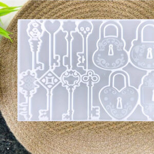 Locks and Key Couples Pendant Mould (Pack of 1pc)