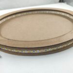 MDF Circle Frame for Wall Hanging, Home Decoration, Photo Frame, Clock Making with 2 Side LED Lights (Pack of 1 pc)