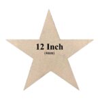 Star Shape MDF Boards for Art & Craft Projects, Resin, Lippan, Mandala, Painting, Wall Hanging, Decoration (Pack of 1pc)