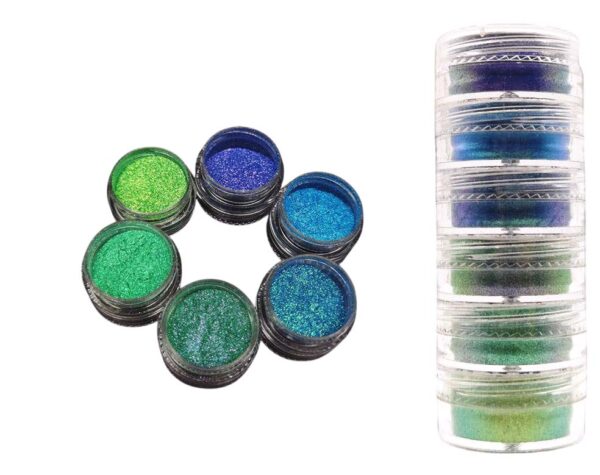 6 Shade Pearl Mica Powder Combo Pack (P4)