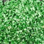 Glass Granules for Resin Art, Nail Art, Body Art, Jewellery, DIY Art & Craft, Decoration Projects (Pack of 25gms) (Parrot Green)