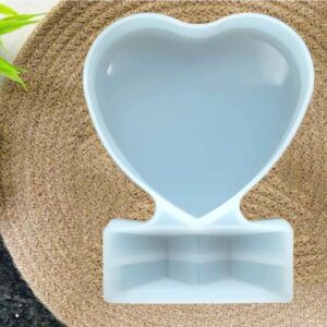 Heart Photo Frame, Love Frames Resin Casting Mould, Epoxy Resin Mould for Wedding Birthday Gift DIY Crafts (5" x 4") (Pack of 1pc)