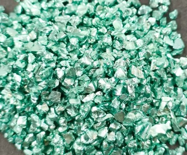 Glass Granules for Resin Art, Nail Art, Body Art, Jewellery, DIY Art & Craft, Decoration Projects (Pack of 25gms) (Rama Green)