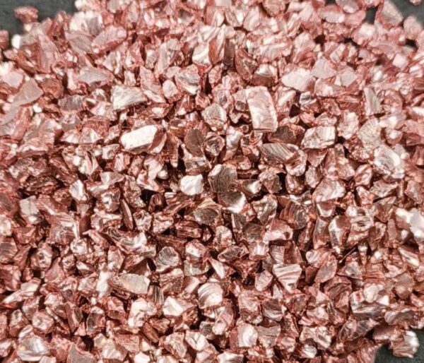 Glass Granules for Resin Art, Nail Art, Body Art, Jewellery, DIY Art & Craft, Decoration Projects (Pack of 25gms) (Rose Gold)