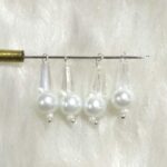 6mm Round Pearl Beads with Crystal Pencil for Jewellery Making, Necklace, Earring, Bracelet, Embroidery, Dress and DIY Kit (Pack of 50 GMS. / Approx. 100 Pcs) (Pearl White)