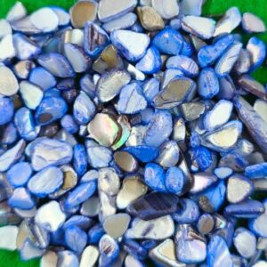 Stone Granules/Pieces for Resin Art, Nail Art, Body Art, Jewellery, DIY Art & Craft, Decoration Projects (Pack of 25gms) (Blue)