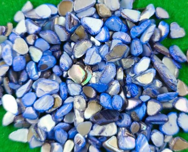 Stone Granules/Pieces for Resin Art, Nail Art, Body Art, Jewellery, DIY Art & Craft, Decoration Projects (Pack of 25gms) (Blue)