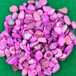 Stone Granules/Pieces for Resin Art, Nail Art, Body Art, Jewellery, DIY Art & Craft, Decoration Projects (Pack of 25gms) (Rani Pink)