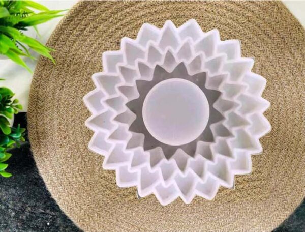 Tea Light Candle Holder Mould Resin Mold Cylinder Silicone Mould for Tealight DIY Epoxy Resin Craft Jewelry Trinket Holder for Diwali Mould Home Decor (4 inch) (Pack of 1pc)