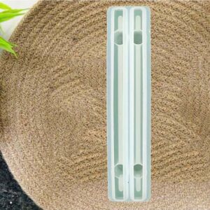 Tray Handle Silicone Mold 2 Slots Handmade DIY (Tray Handle Mould - 15.5 x 3.5 cm) (Pack of 1pc)