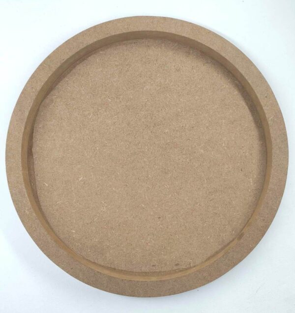 MDF Circle Frame for Wall Hanging, Home Decoration, Photo Frame, Clock Making (12 Inch) (Pack of 1 pc)