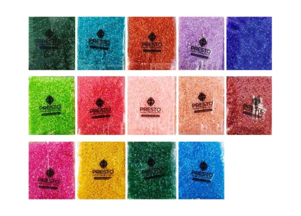 Cut Beads in 14 Vibrant Opaque Colours with Even Size, 13/0 (1.7mm) Beads, Perfect for Beading Enthusiasts, Jewelry Making and Crafting (Combo Pack of 14 Colors / 50gms Each)