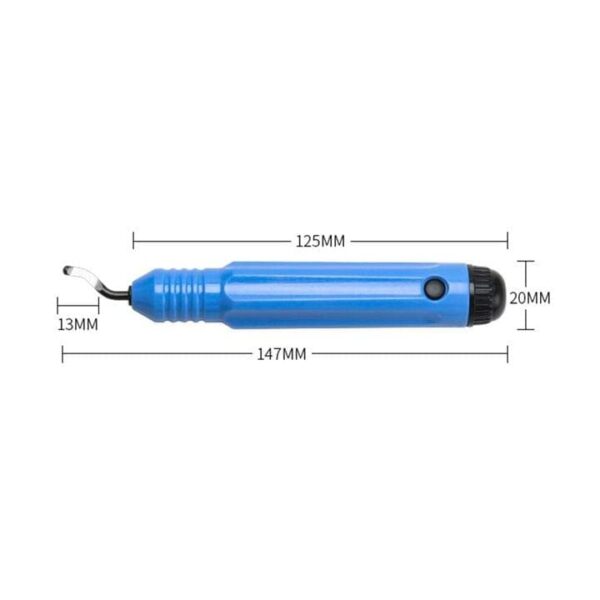Multipurpose Deburring Tool Set | Deburring Cutters Set | Burr Remover | Hand Tool for Wood Aluminum Copper and Steel Burr Handle (Pack of 1) - Image 2