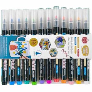 Keep Smiling Acrylic Paint Markers / Sun Proof / Water Proof / Use on any surfaces (Set of 12 Colors)