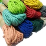 3 Ply Twisted Macrame Cotton Rope Dori for Craft Thread for Macrame DIY and Other Projects (Combo Pack of 12 Colors / 10 Mtrs Each)